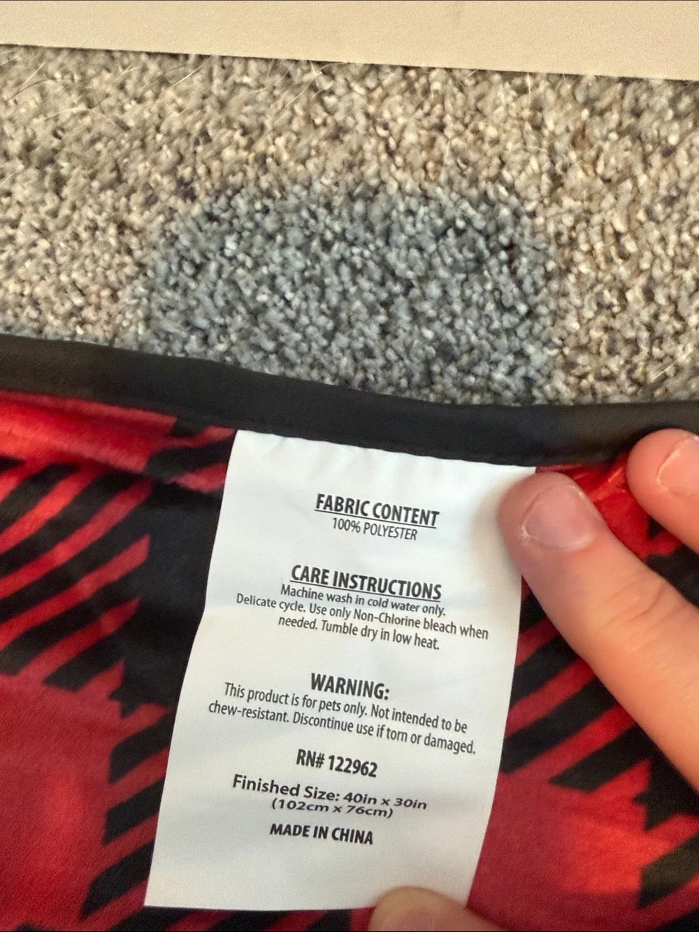 Red and Black Buffalo Plaid Throw Blanket